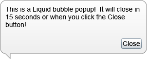 Silverlight Popup Bubble Control