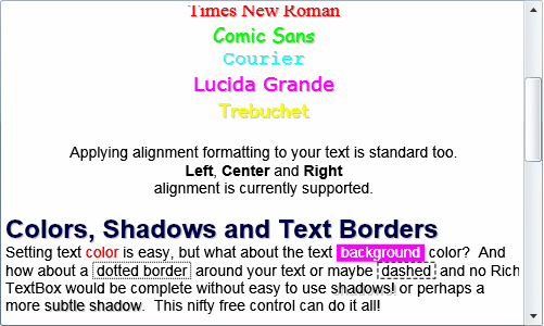 Silverlight Rich TextBlock Control