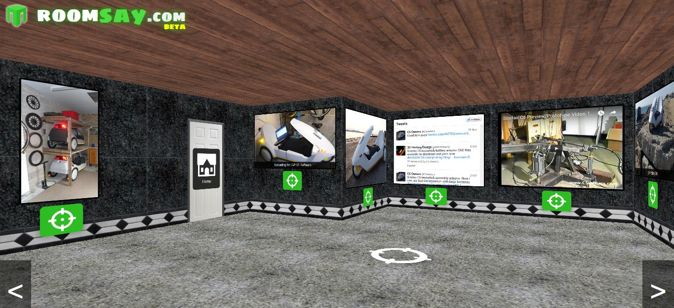 Roomsay: 3D Web Content Management System?