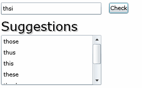 Silverlight Spell Checker